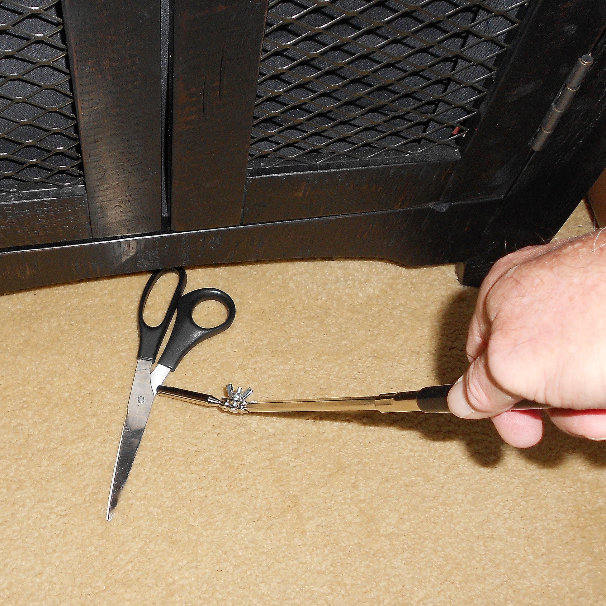Load image into Gallery viewer, 07256 Extendable Magnetic Pick-Up Tool with Locking Hinge - In Use
