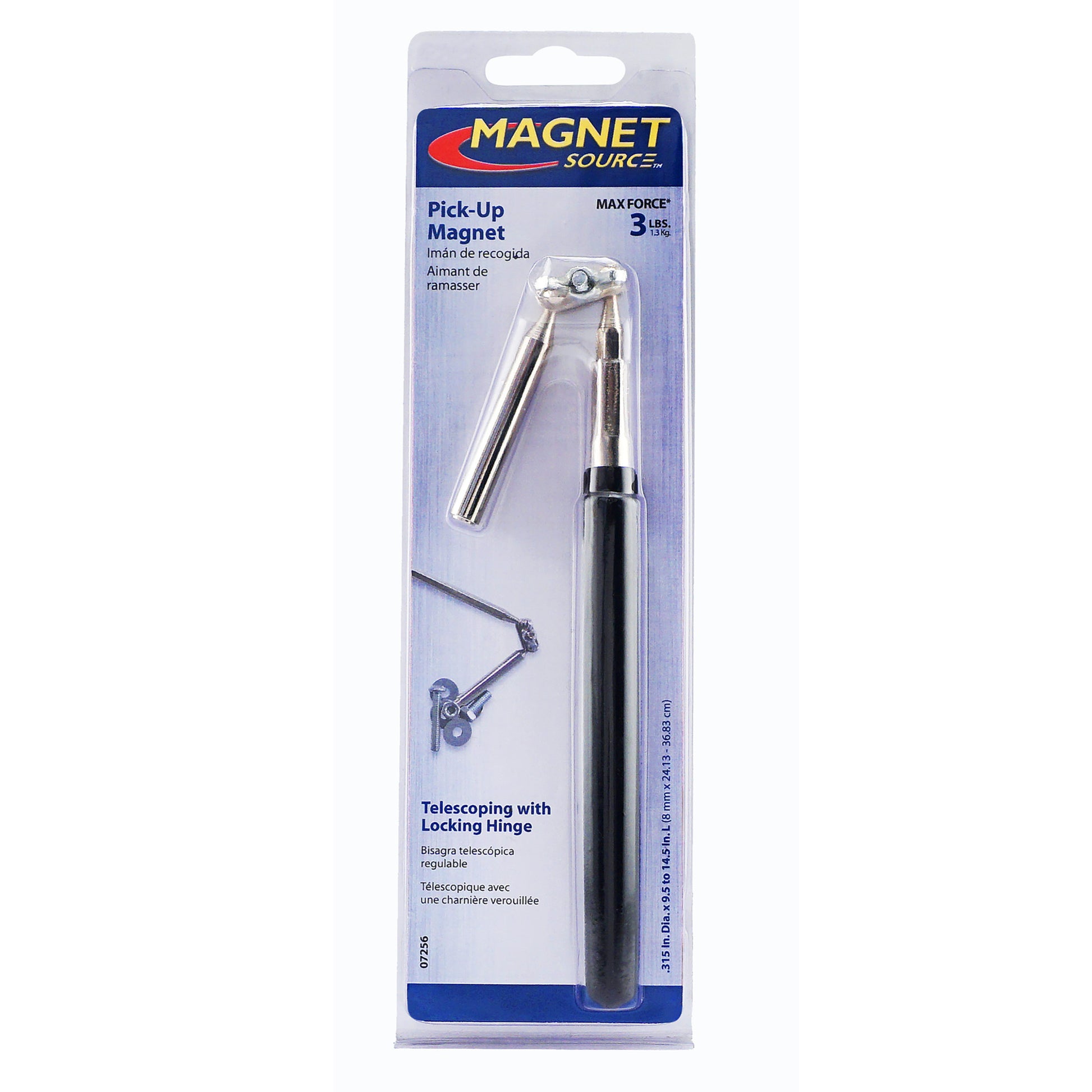 Load image into Gallery viewer, 07256 Extendable Magnetic Pick-Up Tool with Locking Hinge - Packaging