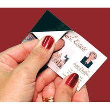 Load image into Gallery viewer, ZG302X3.5AB-F Flexible Magnetic Business Card Sheet - In Use