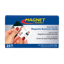 Load image into Gallery viewer, 40025 Flexible Magnetic Business Cards (25pk) - Top View