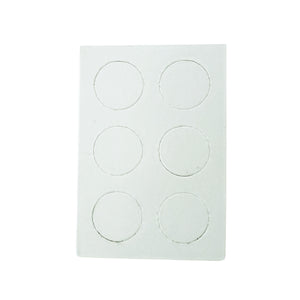 07164 Flexible Magnetic Discs with Adhesive (18pk) - Top View