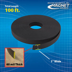 ZGN40PBX Flexible Magnetic Strip - Side View