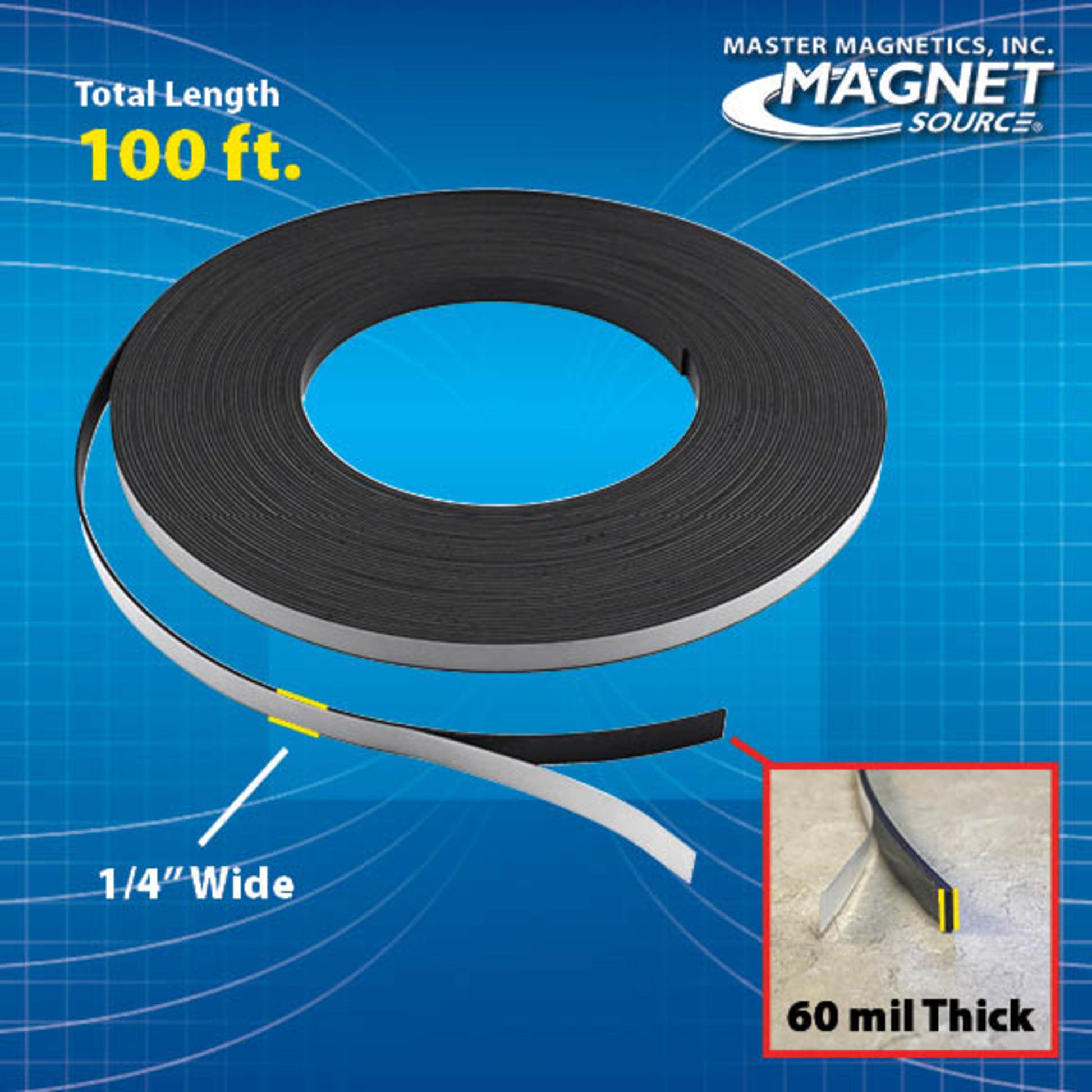 Load image into Gallery viewer, ZG05A-A-F Flexible Magnetic Strip with Adhesive - Specifications
