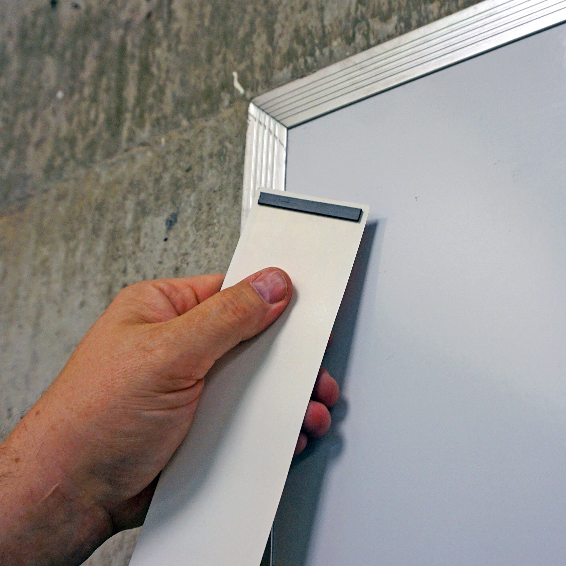 Load image into Gallery viewer, ZG05A-A-F Flexible Magnetic Strip with Adhesive - In Use