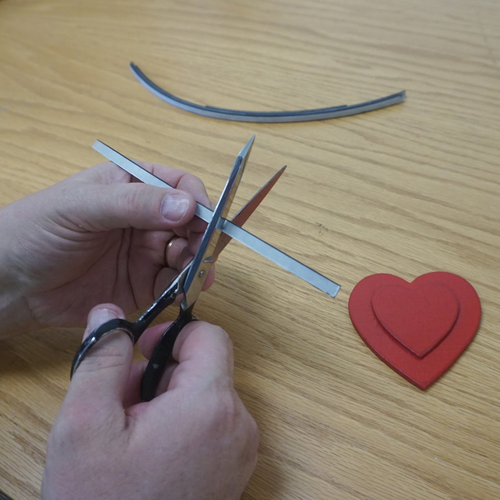 Load image into Gallery viewer, ZG05A-A-F Flexible Magnetic Strip with Adhesive - In Use
