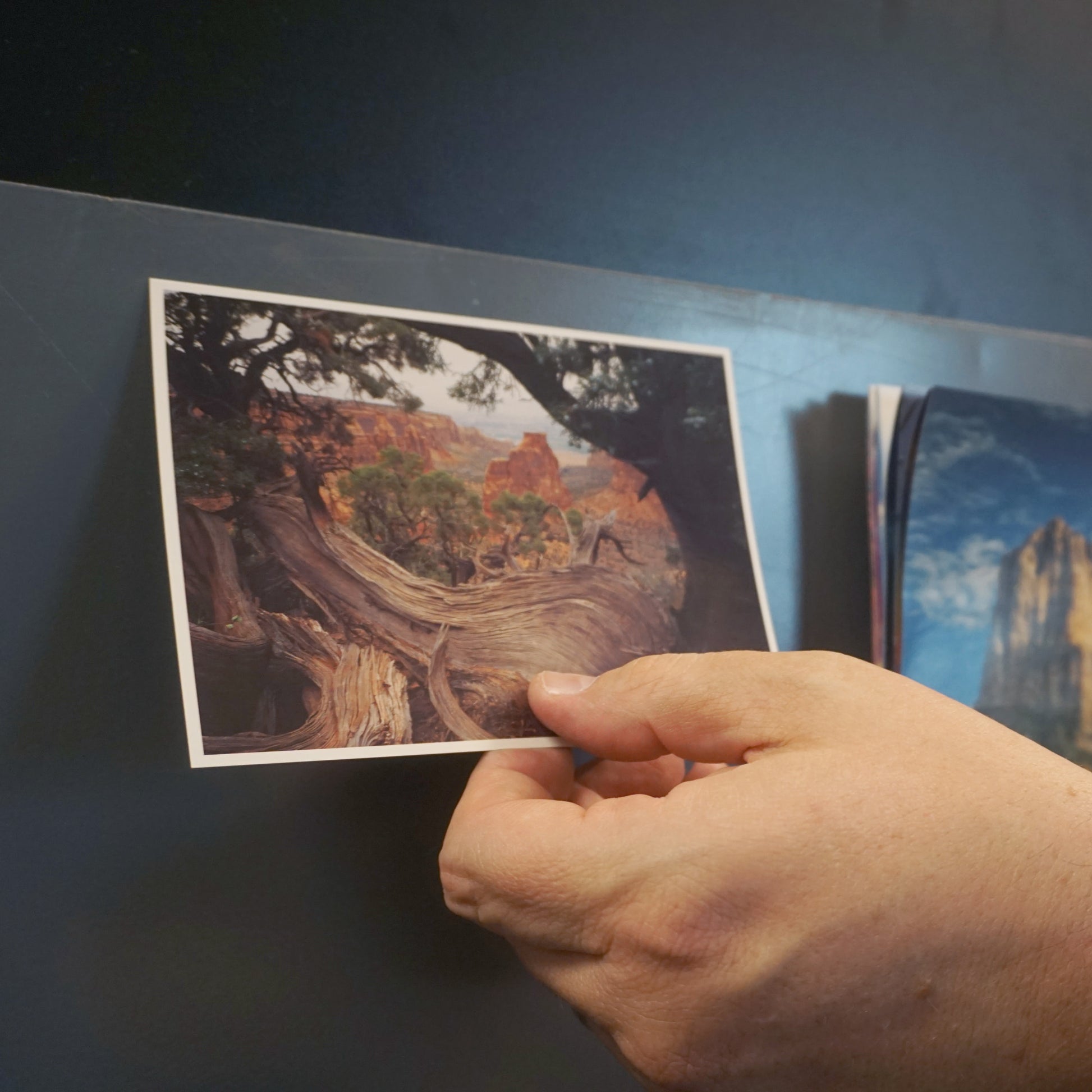 Load image into Gallery viewer, ZG05AC-F Flexible Magnetic Strip with Adhesive - In Use