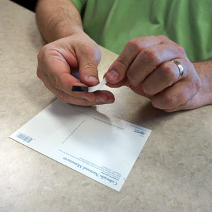 ZG05AC-F Flexible Magnetic Strip with Adhesive - In Use