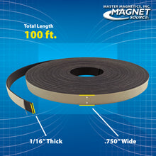 Load image into Gallery viewer, ZG30A-A-F Flexible Magnetic Strip with Adhesive - Specifications