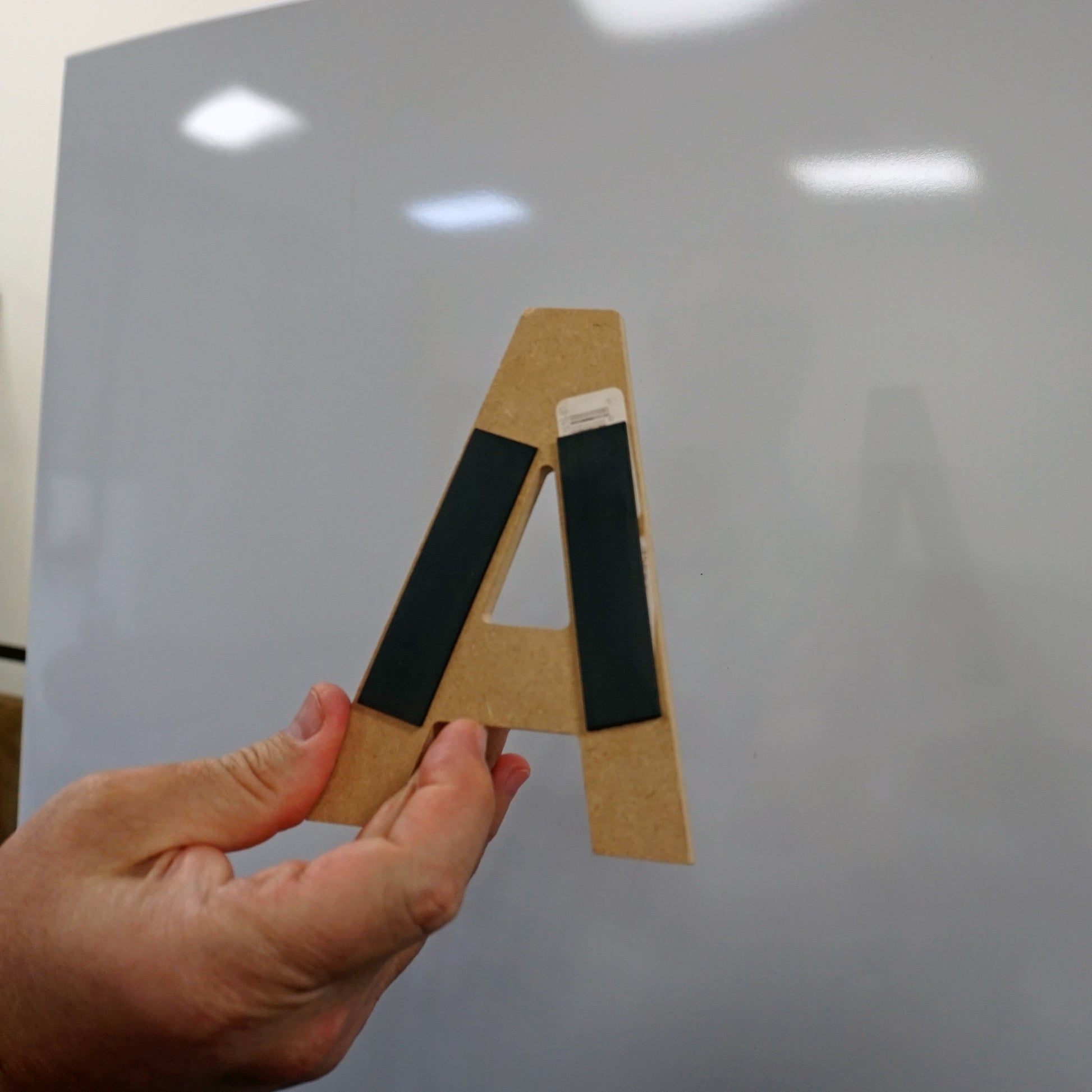 Load image into Gallery viewer, ZG30A-A-F Flexible Magnetic Strip with Adhesive - In Use