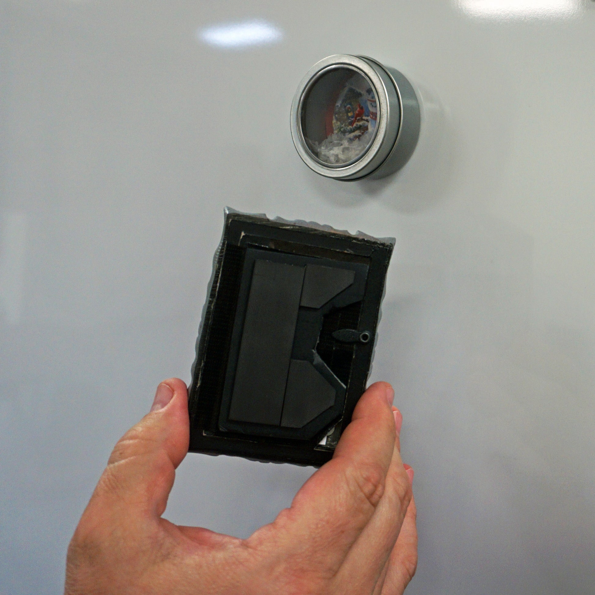 Load image into Gallery viewer, ZG30A-A-F Flexible Magnetic Strip with Adhesive - In Use