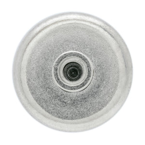 NACF098 Grade 42 Neodymium Round Base Magnet with Female Thread - Top View