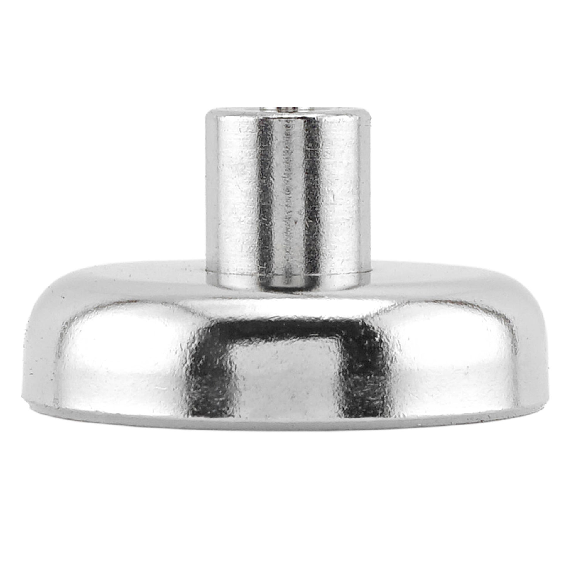 Load image into Gallery viewer, NACF126 Grade 42 Neodymium Round Base Magnet with Female Thread - Side View