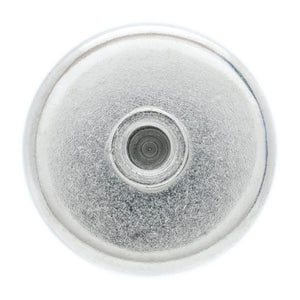 NACF165 Grade 42 Neodymium Round Base Magnet with Female Thread - Top View