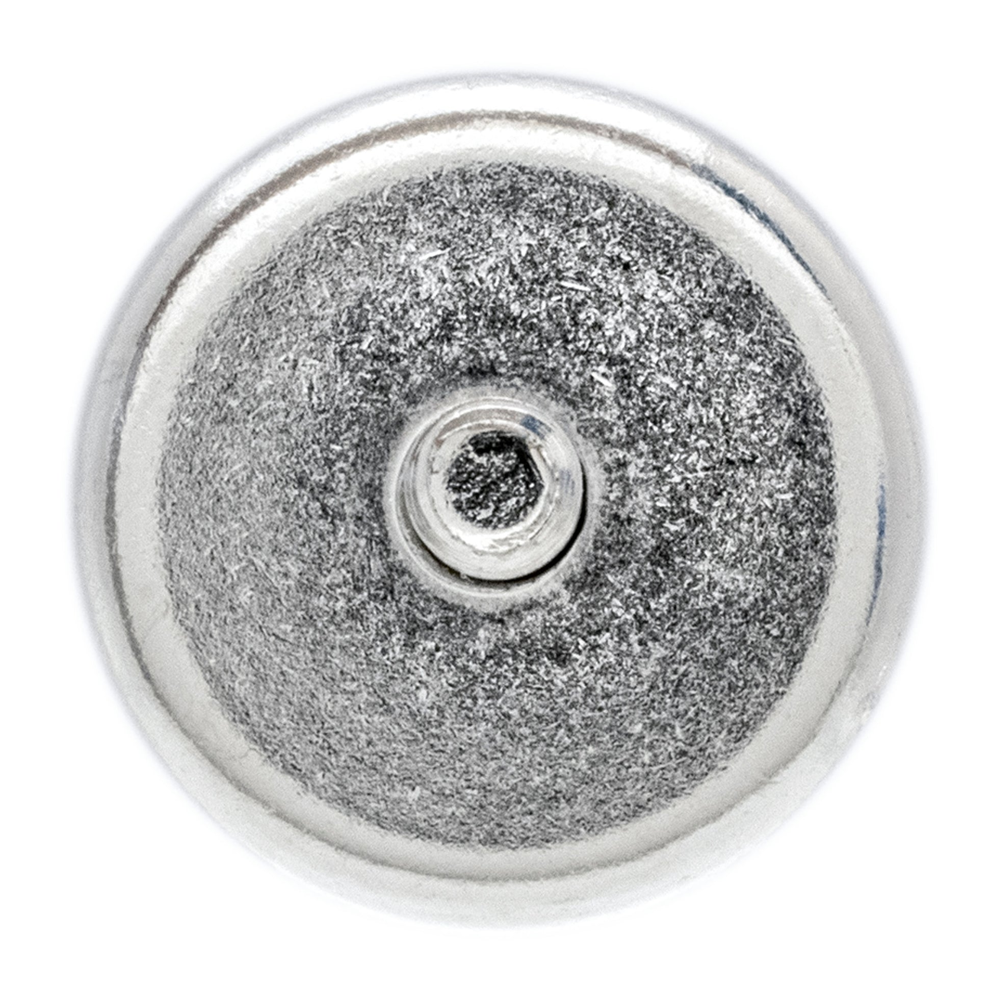 Load image into Gallery viewer, NACM098 Grade 42 Neodymium Round Base Magnet with Male Thread - Top View