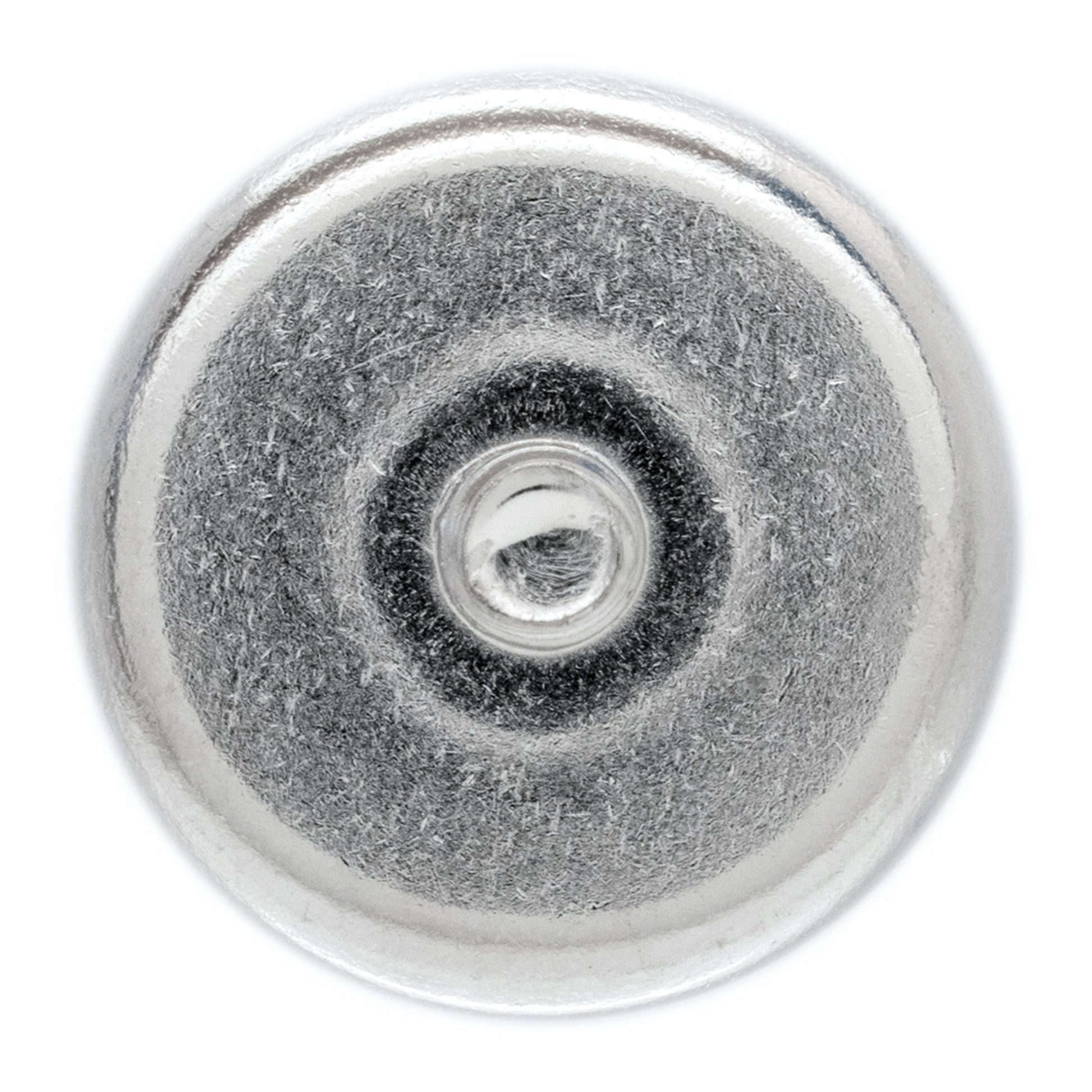 Load image into Gallery viewer, NACM126 Grade 42 Neodymium Round Base Magnet with Male Thread - Top View