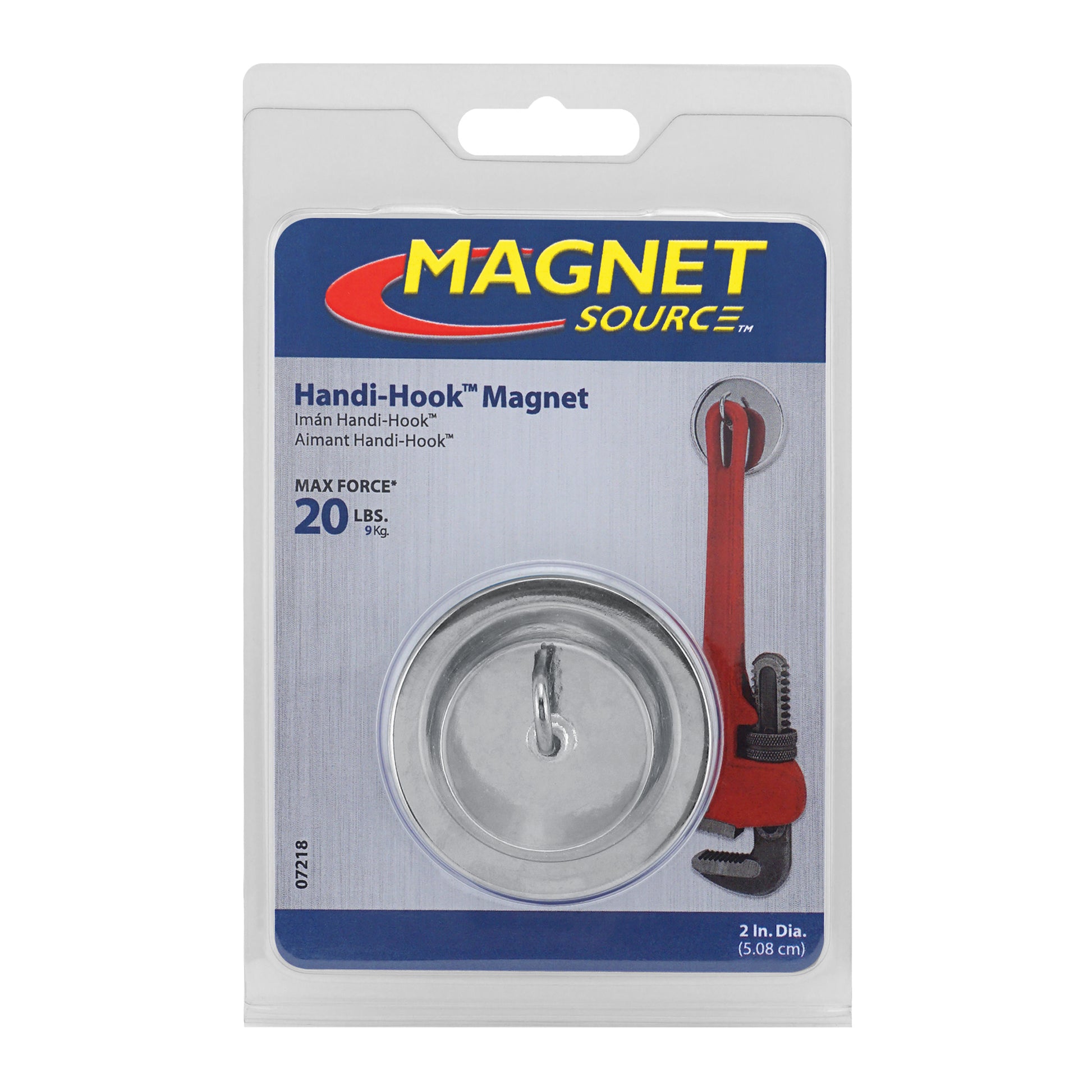 Load image into Gallery viewer, 07218 Handi Hook™ Magnet - Side View