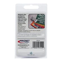 Load image into Gallery viewer, 07219 Handy Clips™ Magnetic Metal Clips (2pk) - Back of Packaging