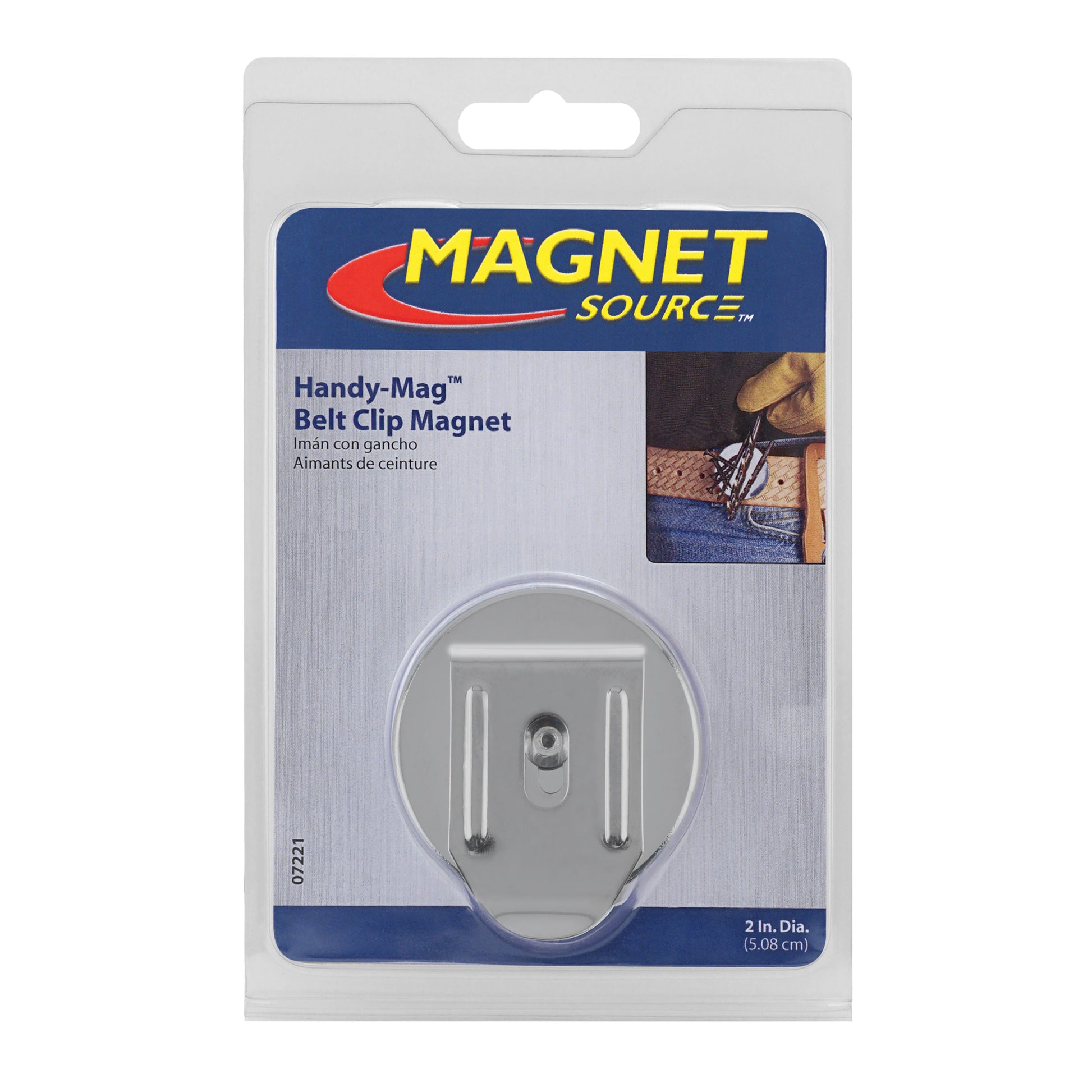 Load image into Gallery viewer, 07221 Handy Mag™ Belt Clip Magnet - Side View