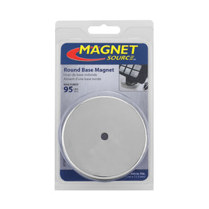 07223 Heavy-Duty Ceramic Round Base Magnet - Side View