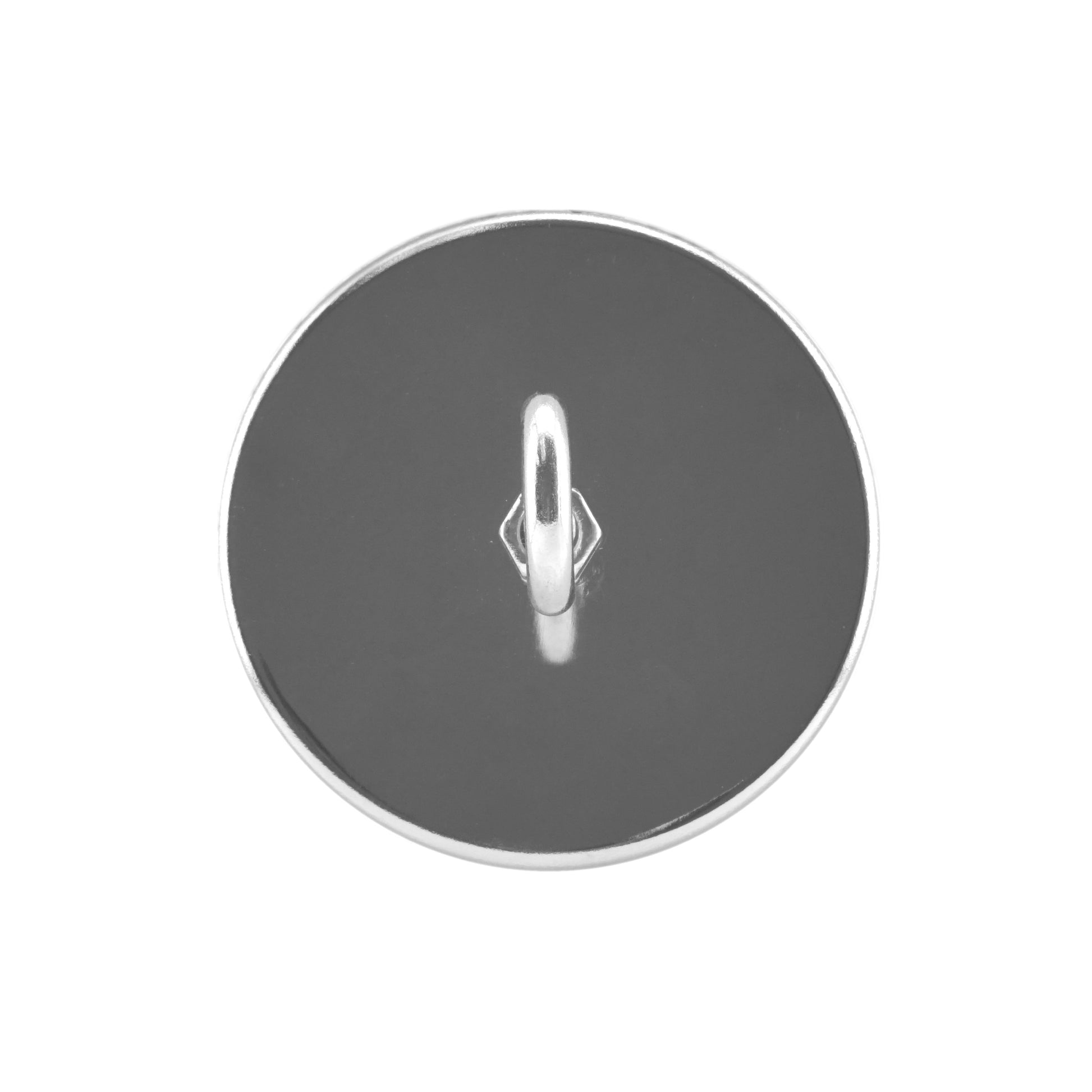 Load image into Gallery viewer, RB80EB Heavy-Duty Ceramic Round Base Magnet Assembled with Eyebolt - Top View