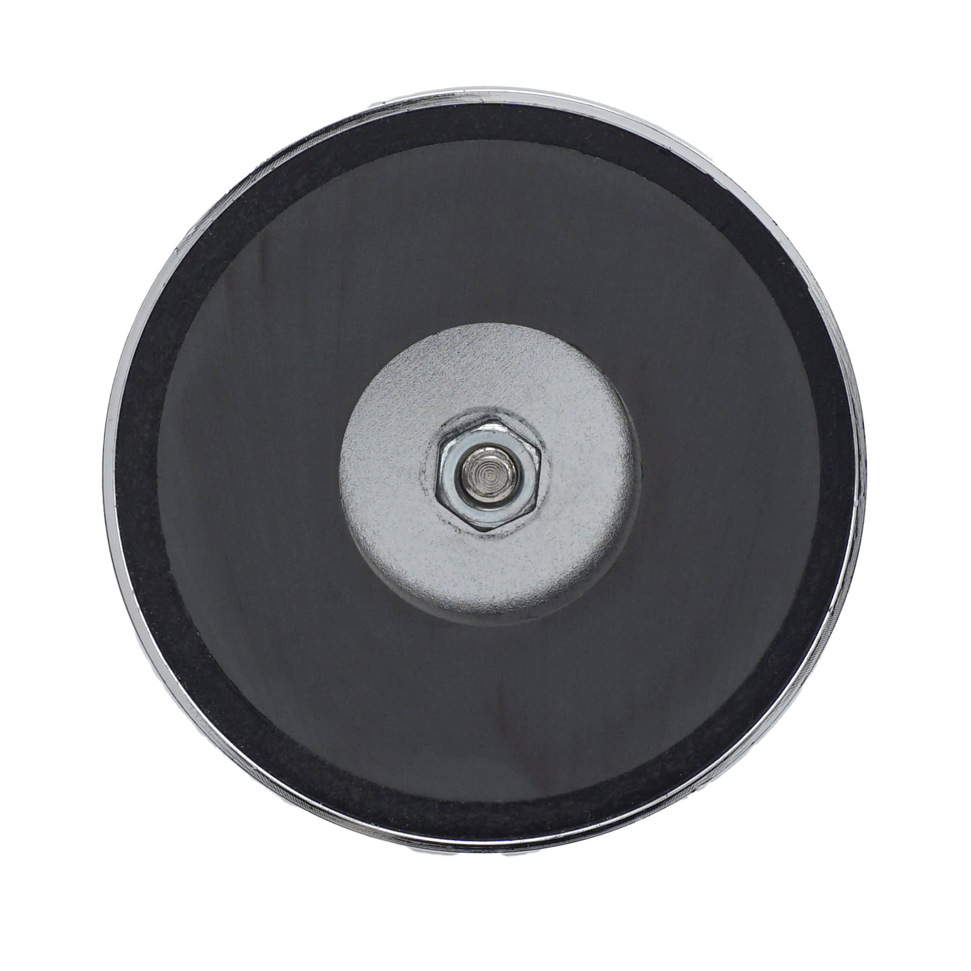Load image into Gallery viewer, RB80POST Heavy-Duty Ceramic Round Base Magnet Assembled with Grooved Post - Top View