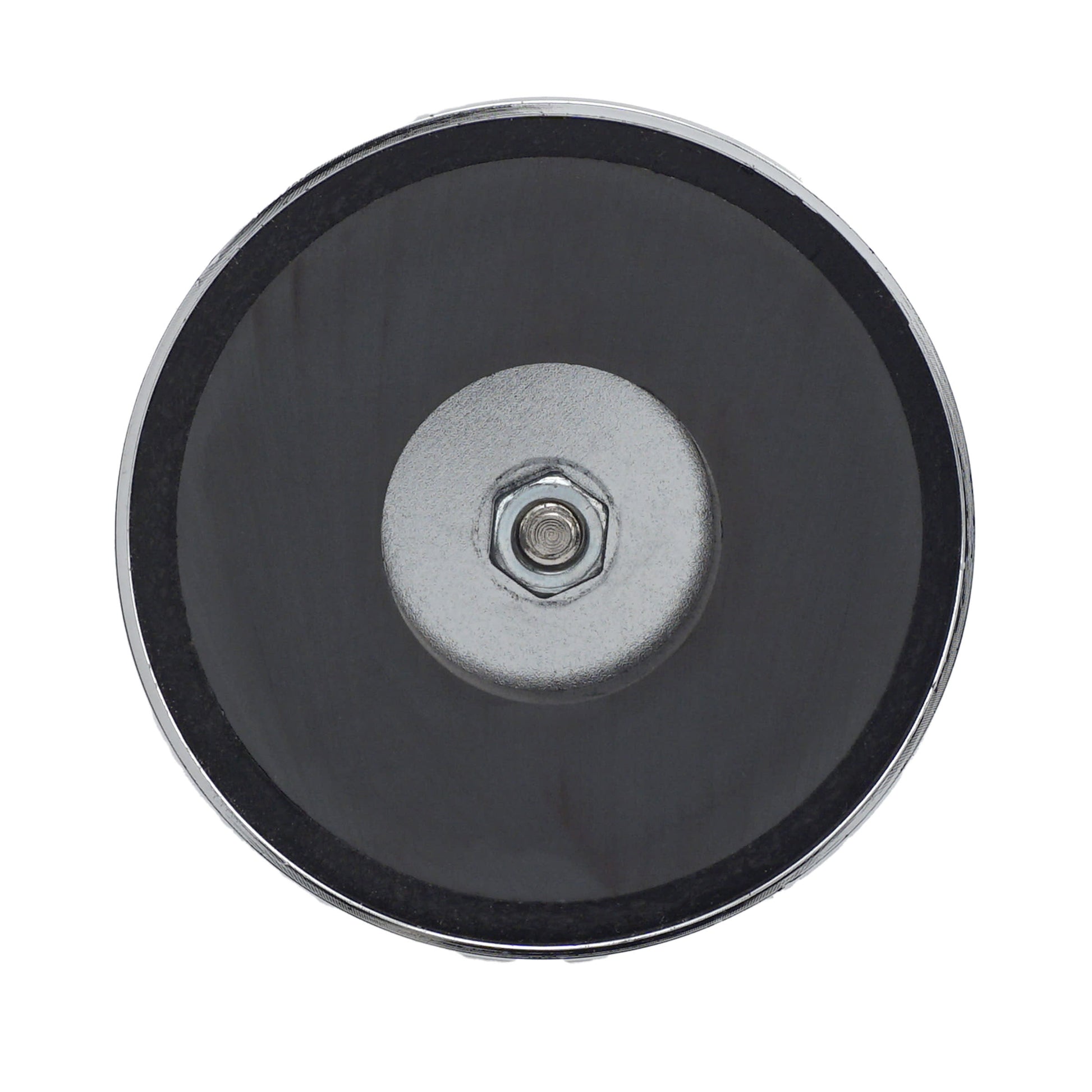 Load image into Gallery viewer, RB80POST Heavy-Duty Ceramic Round Base Magnet Assembled with Grooved Post - Bottom View