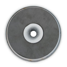 Load image into Gallery viewer, RB100C Heavy-Duty Ceramic Round Base Magnet - Bottom View