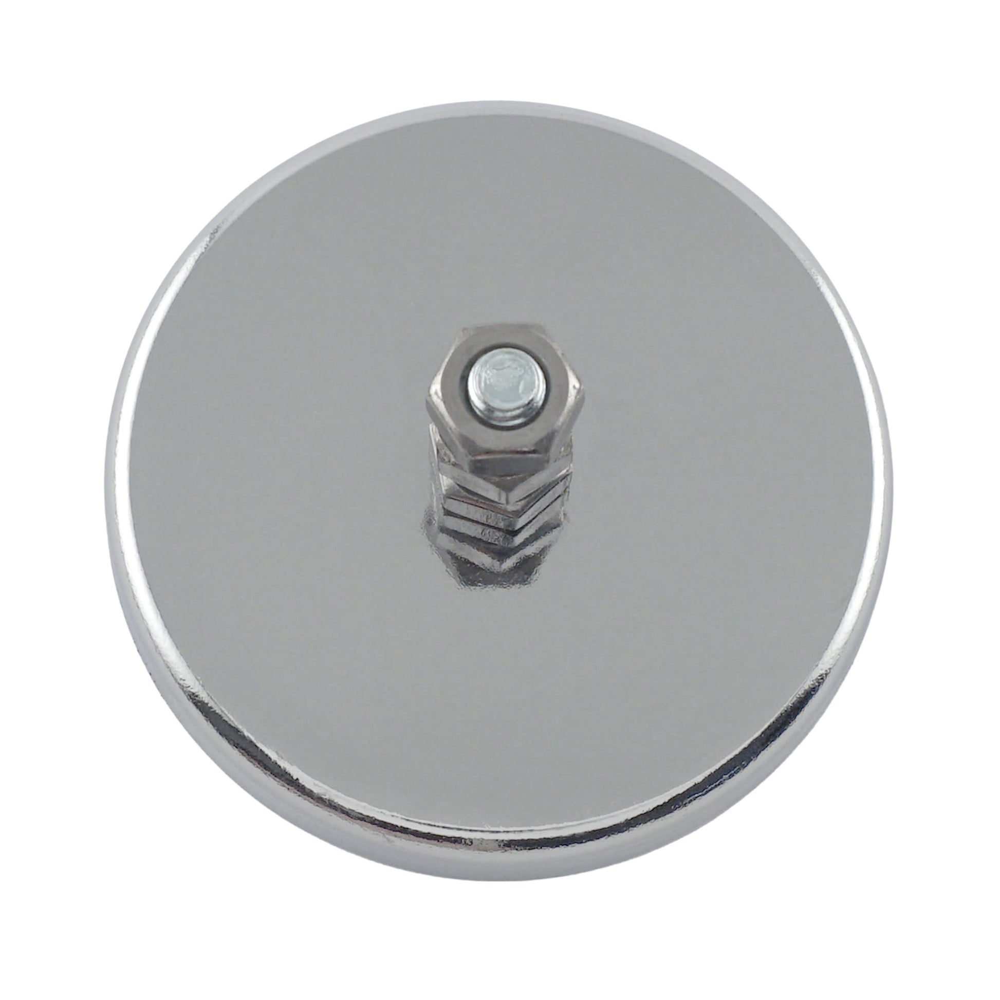Load image into Gallery viewer, RB70B3N Heavy-Duty Ceramic Round Base Magnet with Bolt and Nuts - Top View