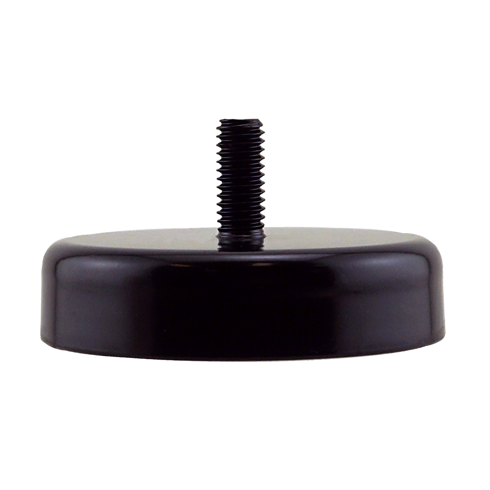 Load image into Gallery viewer, CACM300BPC Heavy-Duty Ceramic Round Base Magnet with Male Stud - Side View