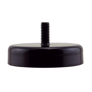 CACM300BPC Heavy-Duty Ceramic Round Base Magnet with Male Stud - Side View