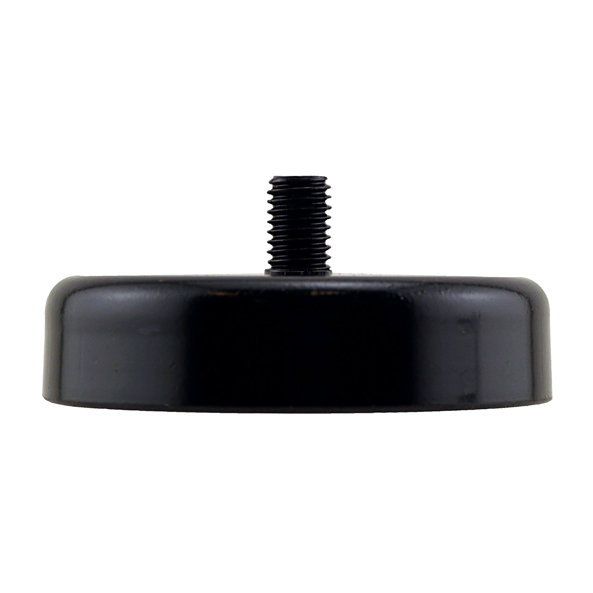 Load image into Gallery viewer, CACM300S01BPC Heavy-Duty Ceramic Round Base Magnet with Male Stud - Side View