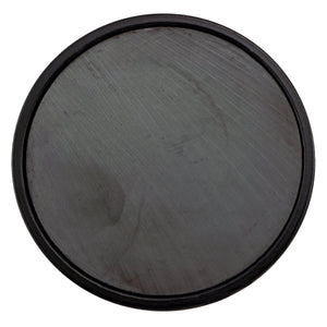 CACM300S01BPC Heavy-Duty Ceramic Round Base Magnet with Male Stud - Top View
