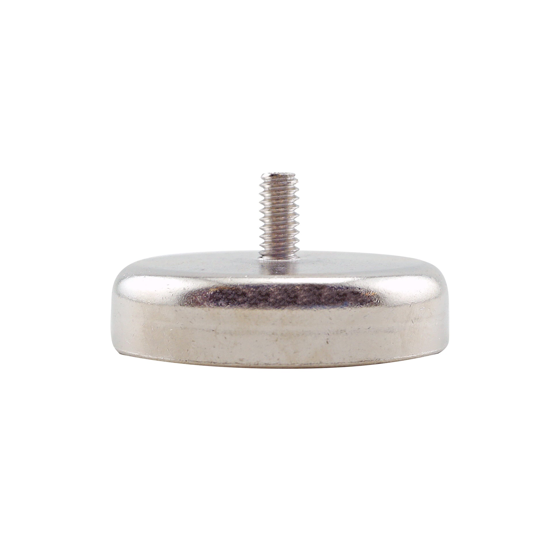 Load image into Gallery viewer, CACM200 Heavy-Duty Ceramic Round Base Magnet with Male Thread - Front View