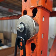 Load image into Gallery viewer, CACM300 Heavy-Duty Ceramic Round Base Magnet with Male Thread - In Use