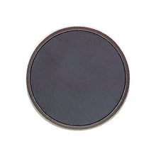Load image into Gallery viewer, CACM300 Heavy-Duty Ceramic Round Base Magnet with Male Thread - Bottom View