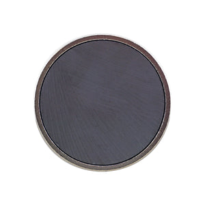 CACM300 Heavy-Duty Ceramic Round Base Magnet with Male Thread - Bottom View