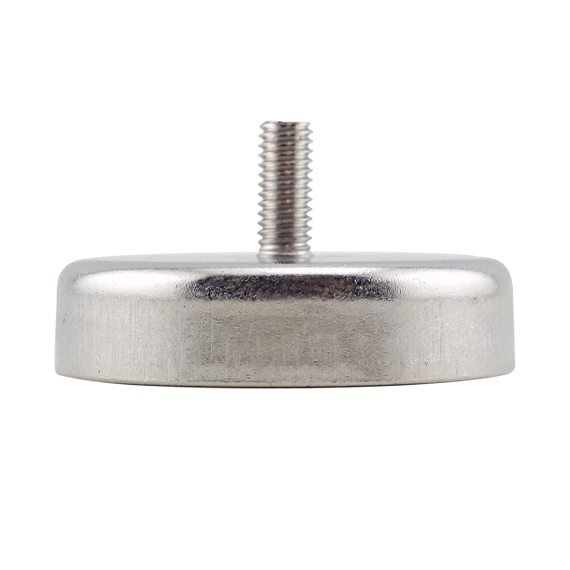 Load image into Gallery viewer, CACM300 Heavy-Duty Ceramic Round Base Magnet with Male Thread - Front View