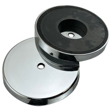 Load image into Gallery viewer, RB80PRCX2 Heavy-Duty Ceramic Round Base Magnets (2pk) - 45 Degree Angle View