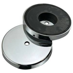 RB80PRCX2 Heavy-Duty Ceramic Round Base Magnets (2pk) - 45 Degree Angle View