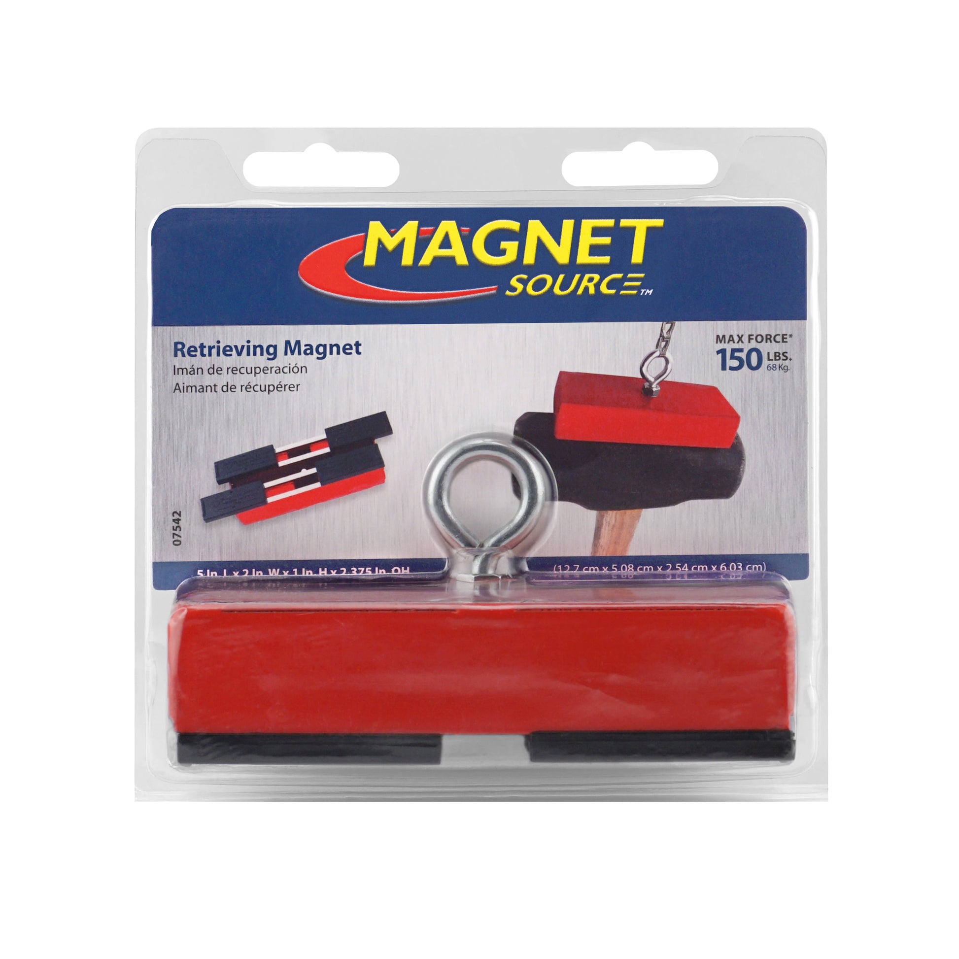 Load image into Gallery viewer, 07542 Heavy-Duty Holding and Retrieving Magnet - Packaging
