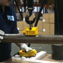 Load image into Gallery viewer, HDNLM220 Heavy-Duty Neodymium Lifting Magnet - In Use
