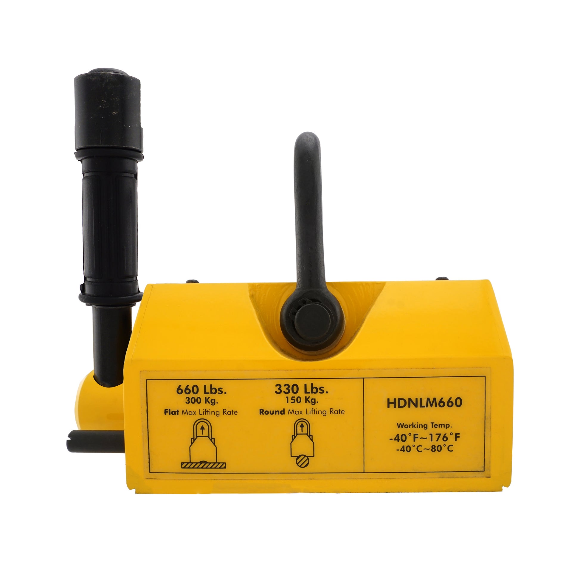 Load image into Gallery viewer, HDNLM660 Heavy-Duty Neodymium Lifting Magnet - Side View