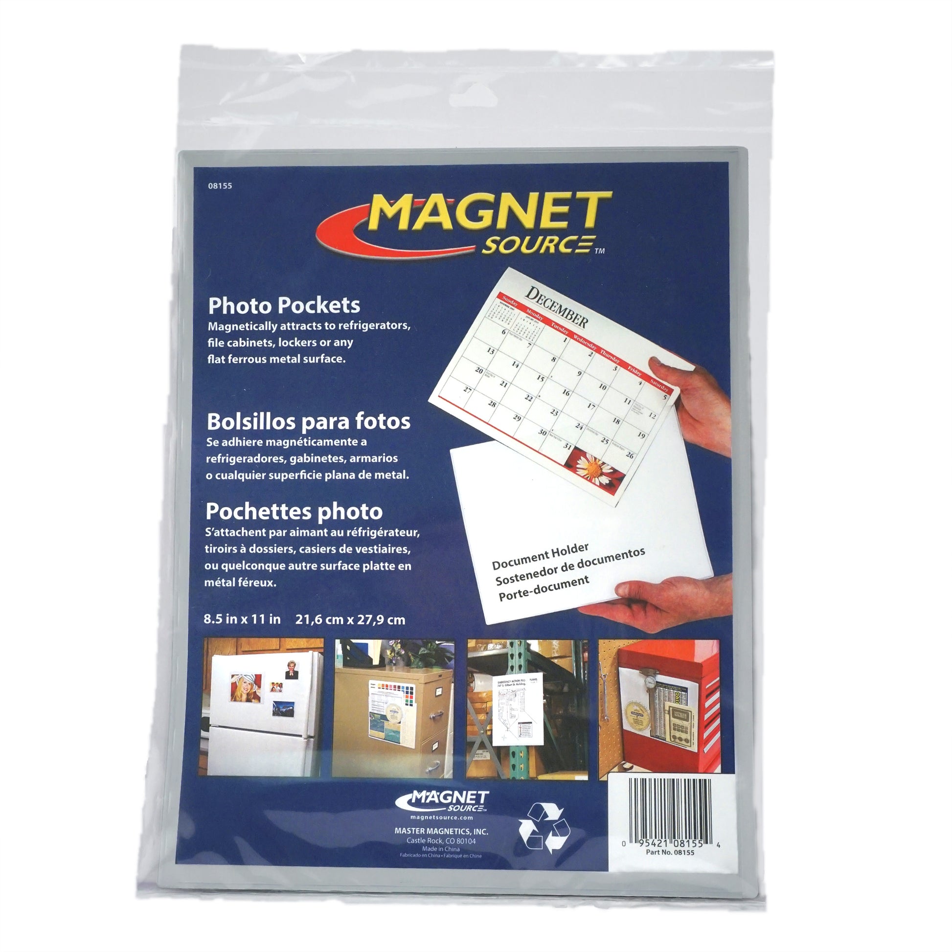 Load image into Gallery viewer, 08155 Large Magnetic Photo Pocket - Packaging