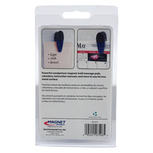Load image into Gallery viewer, 07506 Large Neodymium Magnetic Clips (2pk, Blue) - Back of Packaging