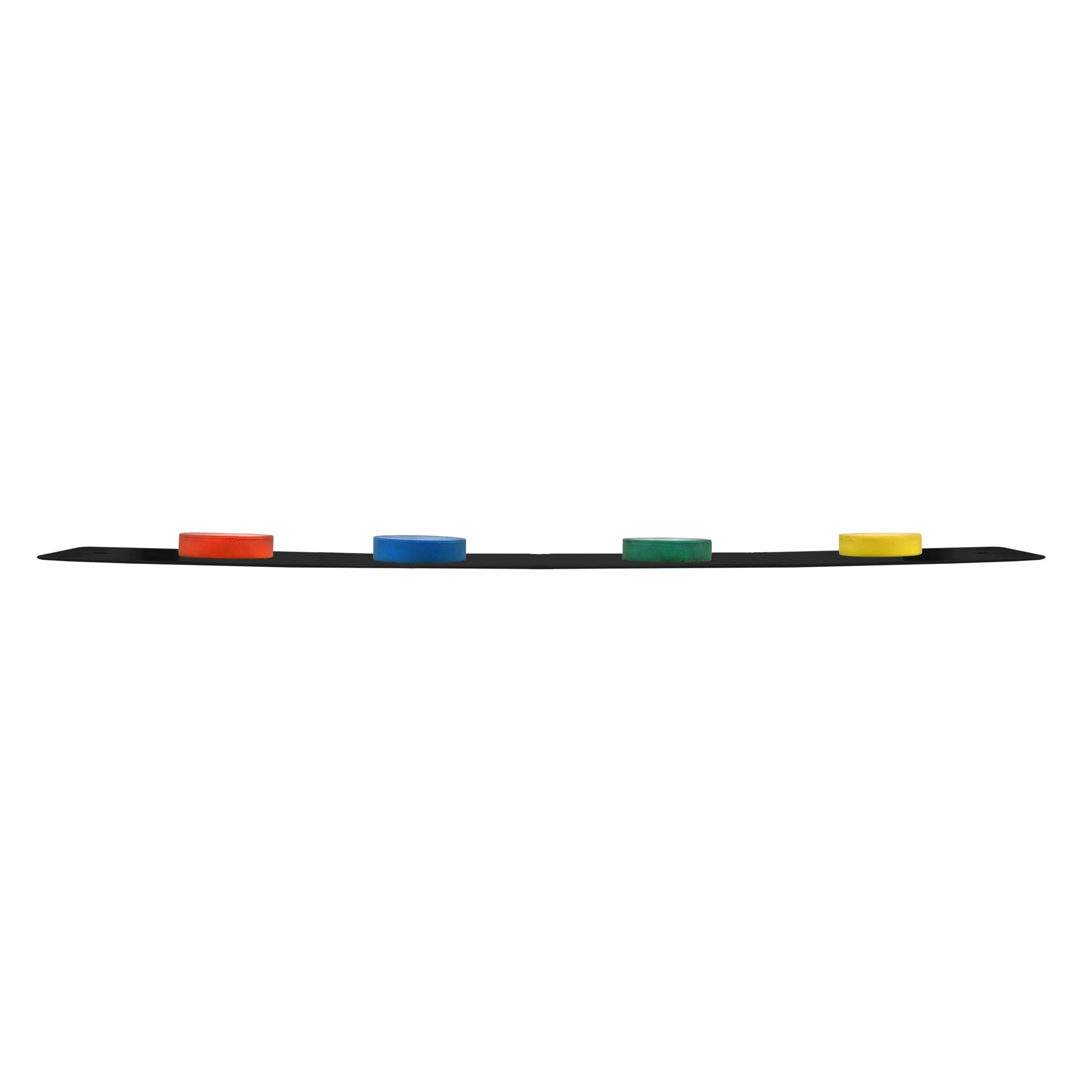 Load image into Gallery viewer, 08045 Magnetic Bulletin Bar - Black - 45 Degree Angle View