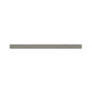 08047 Magnetic Bulletin Bar - Brushed Steel - Top View