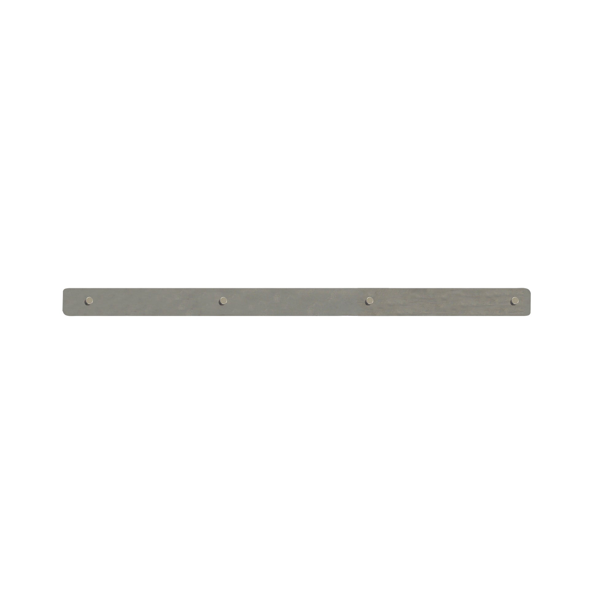 Load image into Gallery viewer, 08047 Magnetic Bulletin Bar - Brushed Steel - Top View