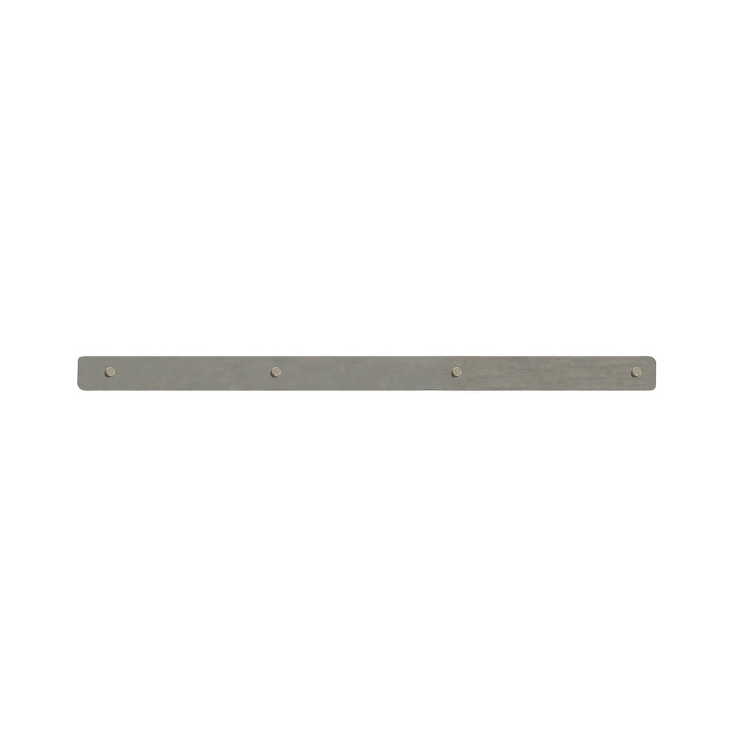 08047 Magnetic Bulletin Bar - Brushed Steel - Top View