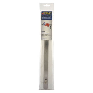 08047 Magnetic Bulletin Bar - Brushed Steel - Packaging