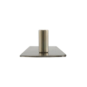 08047 Magnetic Bulletin Bar - Brushed Steel - Side View